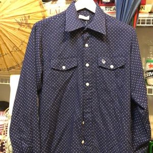 Vintage Dior men’s polka dot button down